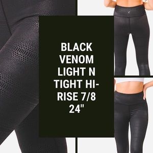 Zyia black venom high rise leggings.  8/10. EUC